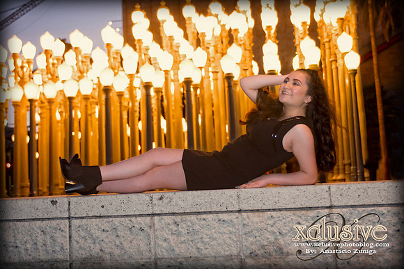 Quinceanera Photography in Los Angeles Urban Lights