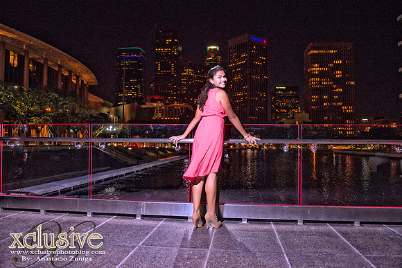 Diana Quinceanera professional photography in Downtown Los Angeles