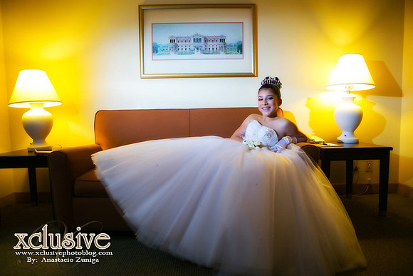 Gizelle Quinceanera professional photography in Covina