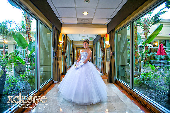 Gizelle Quinceanera professional photography in Covina