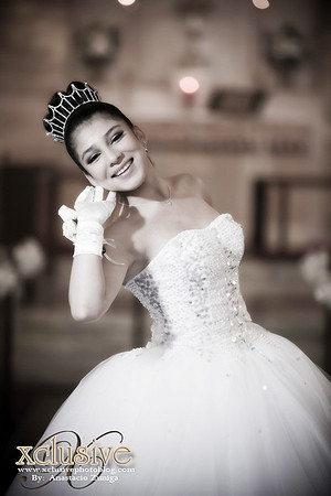Gizelle Quinceanera professional photography in Covina